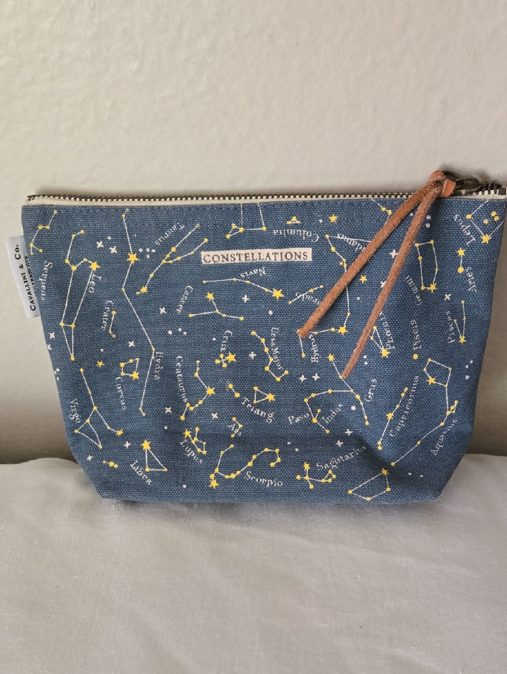 Cavallini & Co San Francisco Constellations Cosmetic Bag Astrology Zodiac Pouch